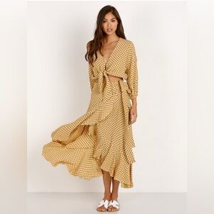 Faithfull the Brand , Tramonti Skirt Lula Dot SIZE 2 US or XS NWT